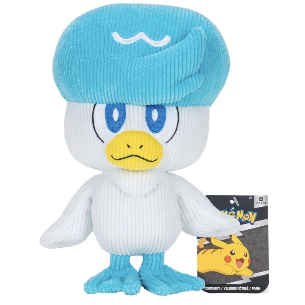 Pokemon Select Corduroy Plush 8" 20cm - Quaxly