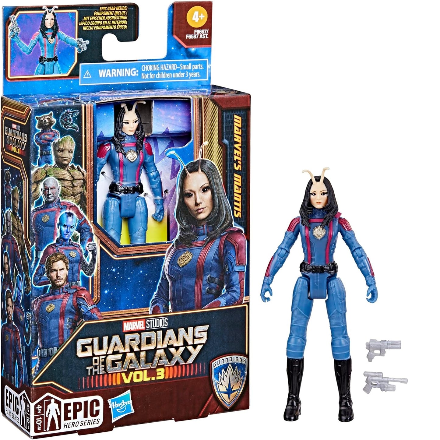 Marvel Epic Hero Series Guardians of The Galaxy Vol.3 Mantis 4" Action Figure