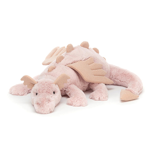 Jellycat Rose Dragon Huge Plush 99cm Long