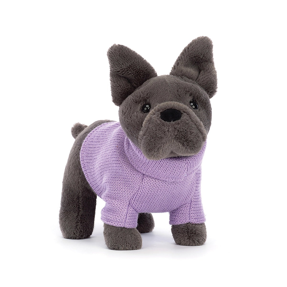Jellycat Sweater French Bulldog Purple 19x17x7cm