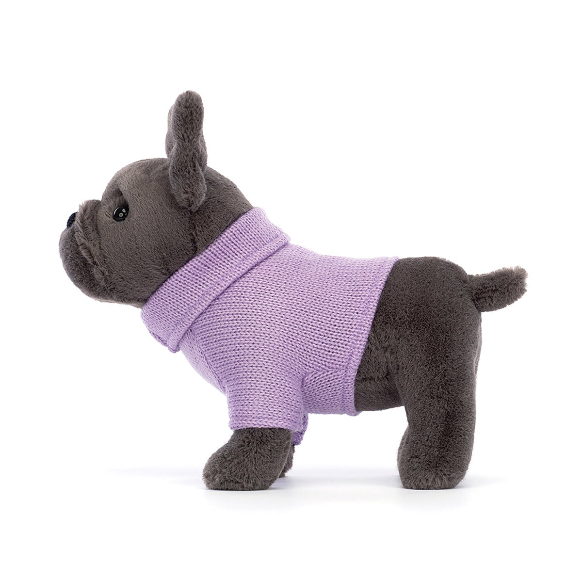 Jellycat Sweater French Bulldog Purple 19x17x7cm