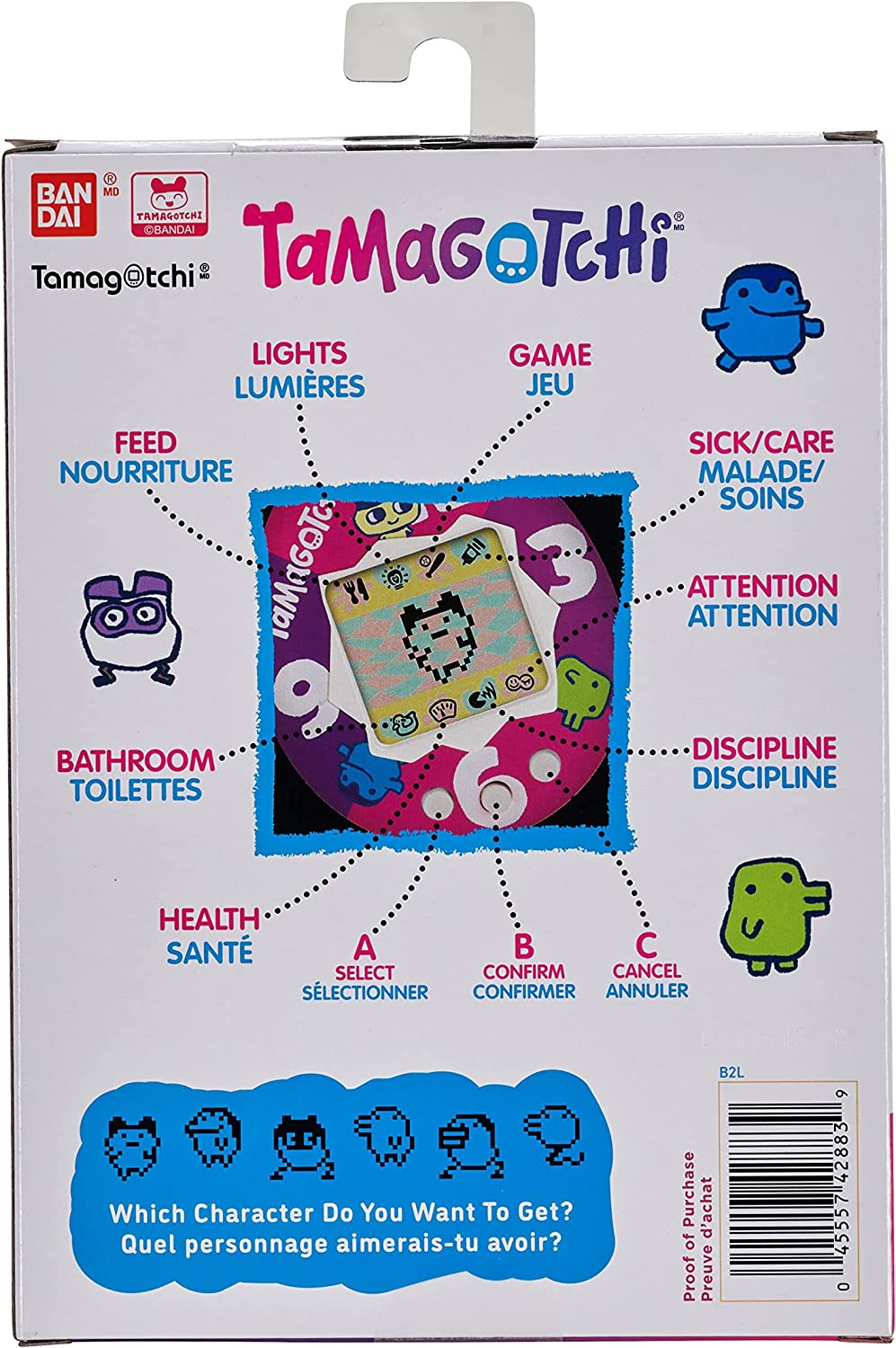 Genuine Bandai Tamagotchi Gen 1 - Art Style