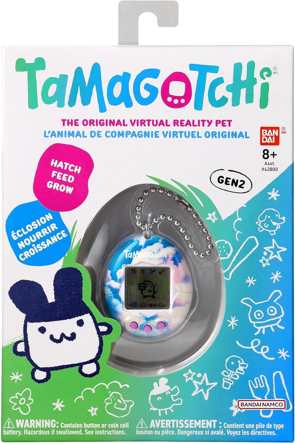 Genuine Bandai Tamagotchi Gen 2 - Original Sky